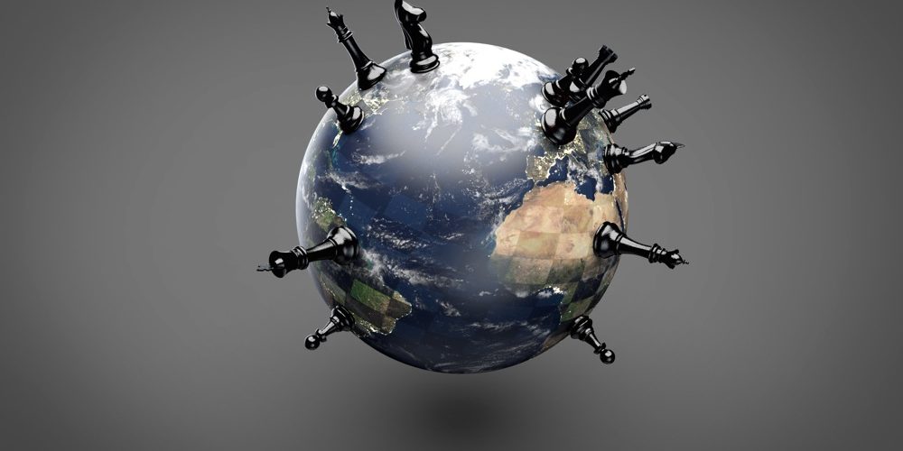 Globe - Pions noir