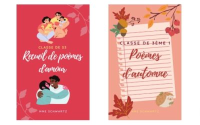 Les poèmes des S1, S3 et 3èmes en cours de français
