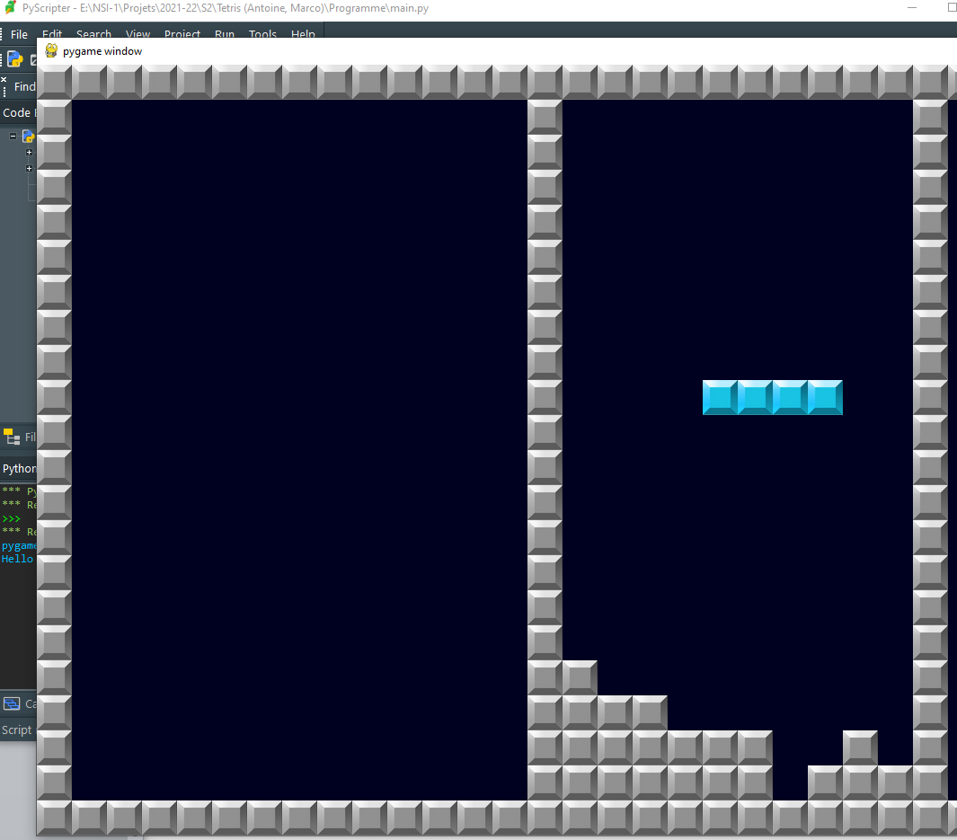 Tetris (par Antoine et Marco)