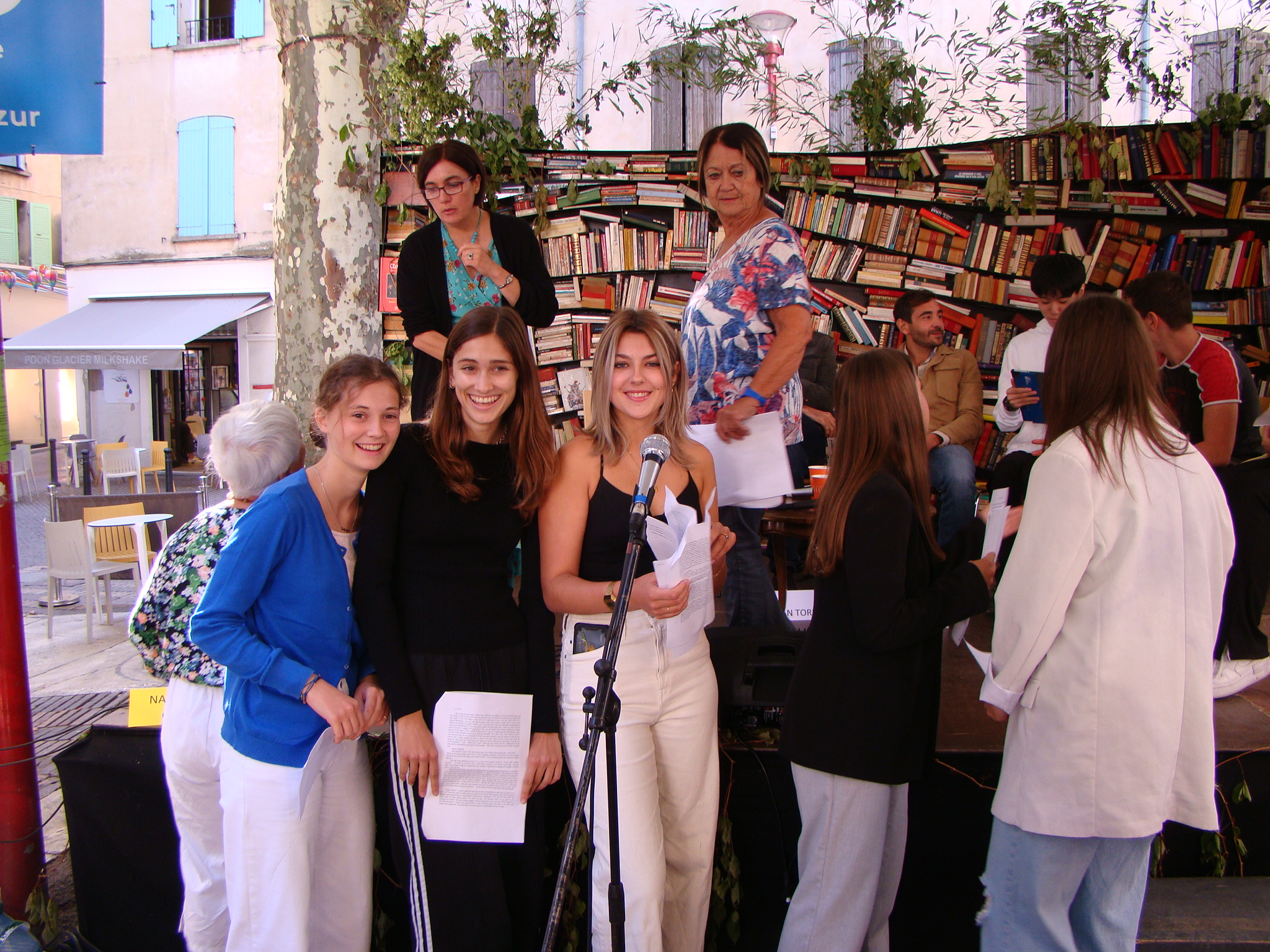 La classe de S6 au Festival des Correspondances