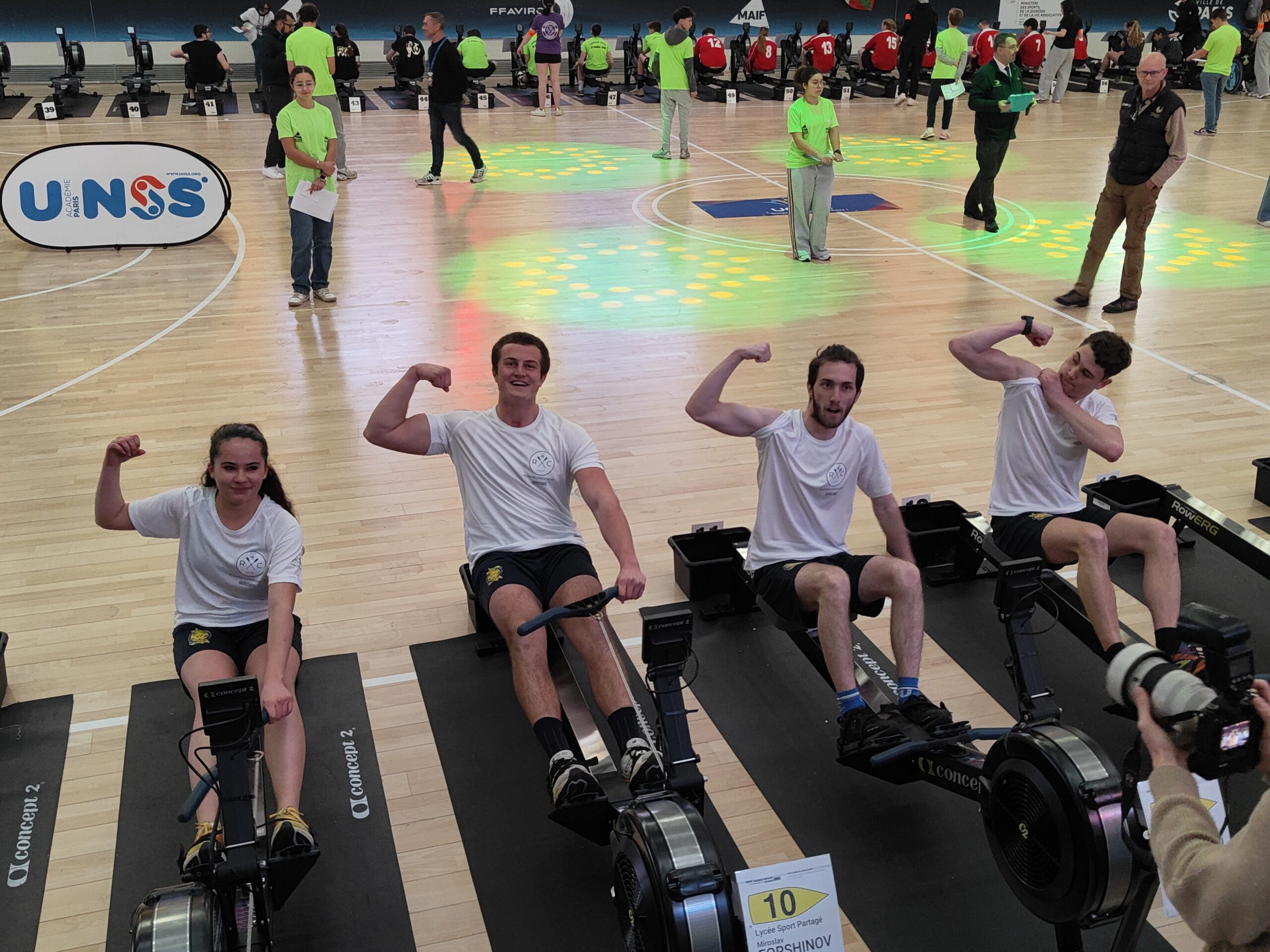 Champions de France UNSS d&rsquo;aviron indoor !