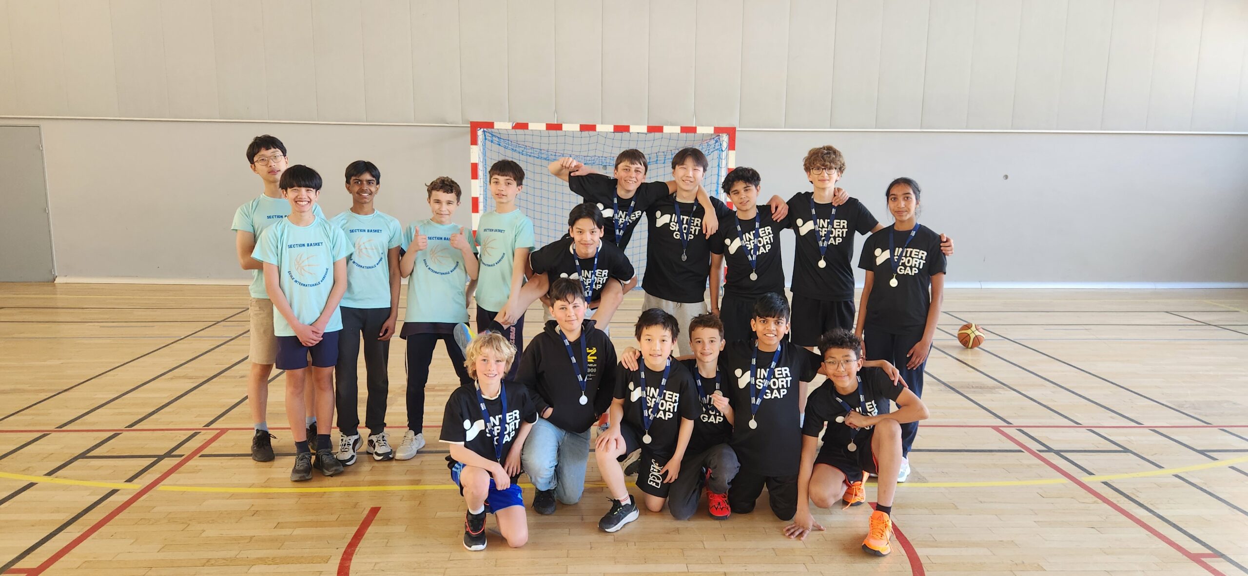 Médaille d&rsquo;argent pour les benjamins en finale départementale de basket